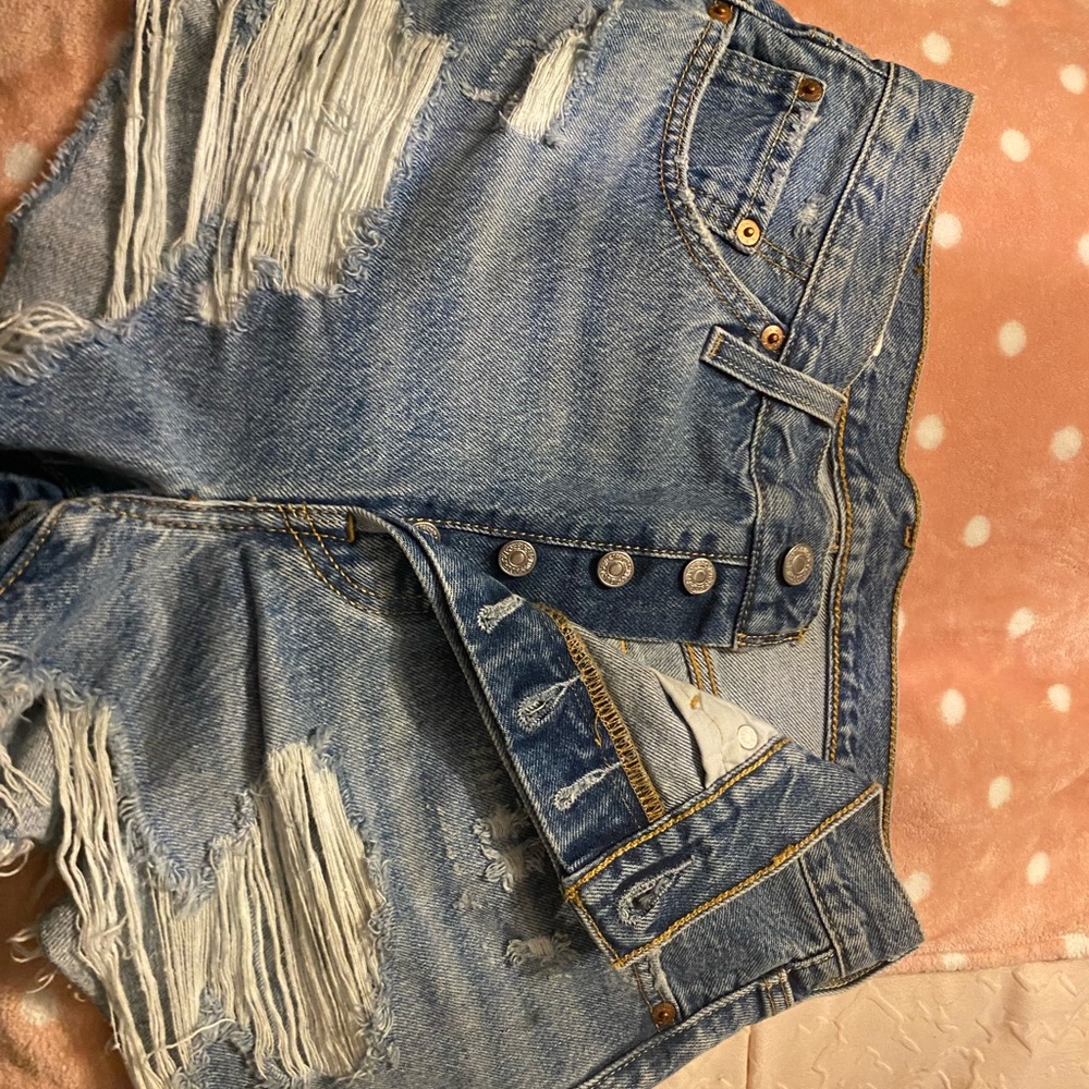Levi's Blue Jean Shorts